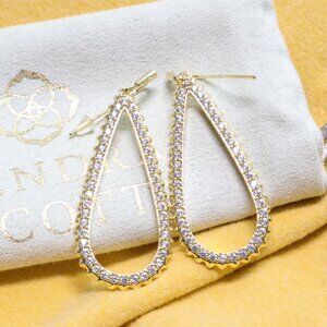 Kendra Scott Payton Open Frame Earrings NEW